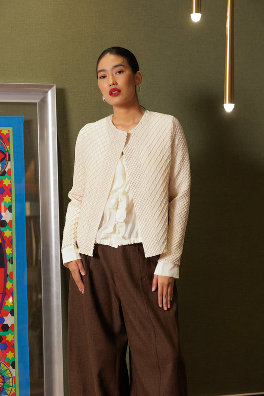 Demeter Pleats Cardigan