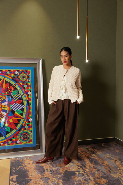 Demeter Pleats Cardigan