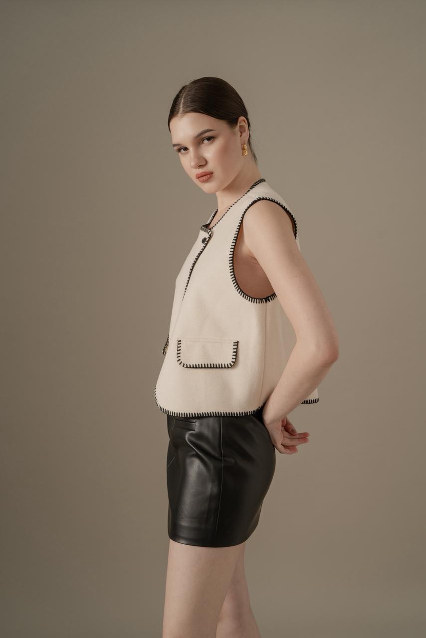 Elys Cream Vest