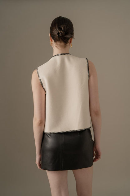 Elys Cream Vest